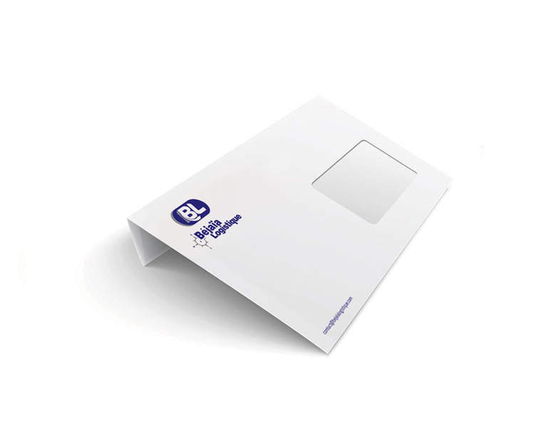 Création du nouveau logo de la sarl Bejaialogistique, et de l’identité visuelle globale. 3