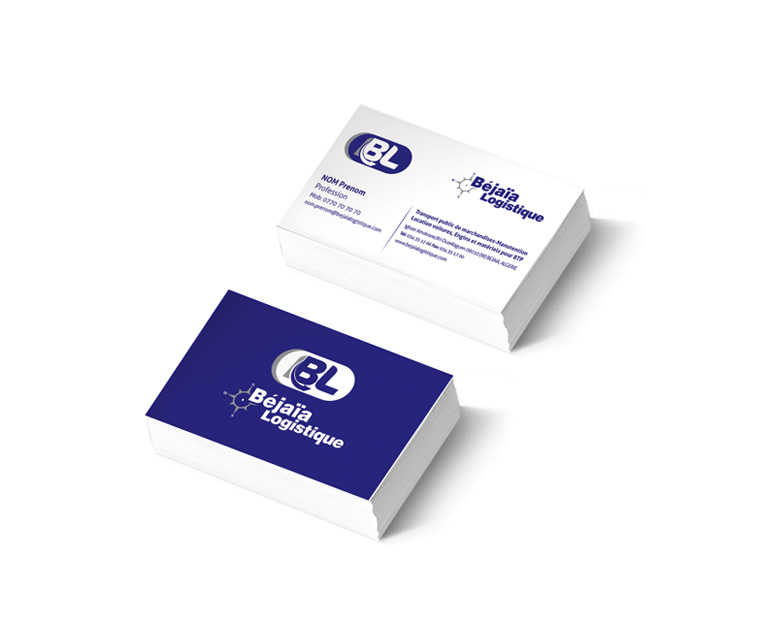 Création du nouveau logo de la sarl Bejaialogistique, et de l’identité visuelle globale. 4