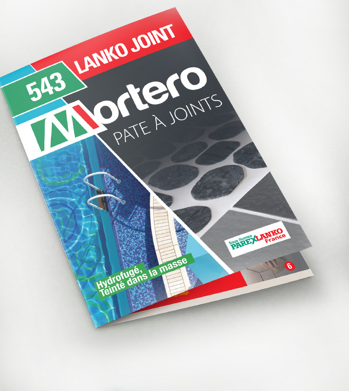 Sarl MORTERO spécialisée dans la fabrication de mortiers colles et pates à joints, a confié la création et impression de tous les supports Print 2